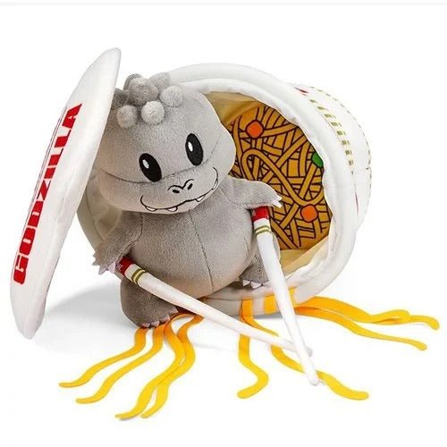Kidrobot Nissin x Godzilla in Cup Noodles 10 - Inch Interactive Plush - by Kidrobot