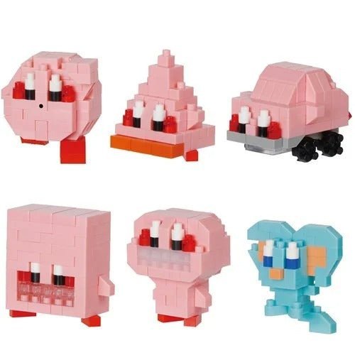 Kirby and the Forgotten Land Nanoblock Mininano Blind - Bag (1 Bag with 1 Figure) - by Nanoblock