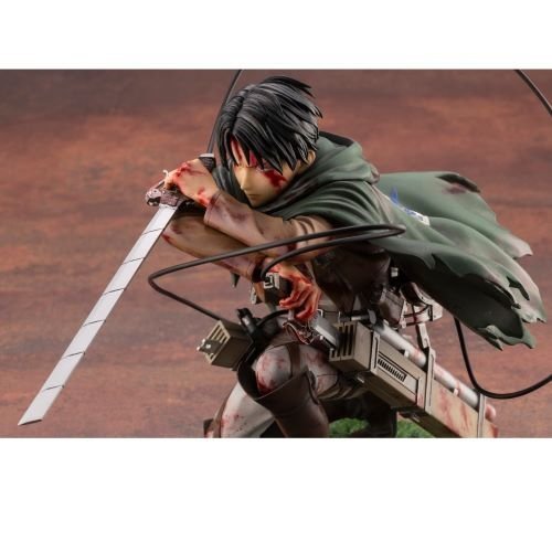 Kotobukiya Attack On Titan Levi Fortitude Version Artfx J Statue - by Kotobukiya | Buy at ToyShnip