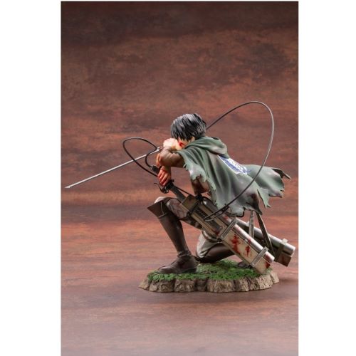 Kotobukiya Attack On Titan Levi Fortitude Version Artfx J Statue - by Kotobukiya | Buy at ToyShnip