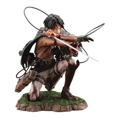 Kotobukiya Attack On Titan Levi Fortitude Version Artfx J Statue - by Kotobukiya | Buy at ToyShnip