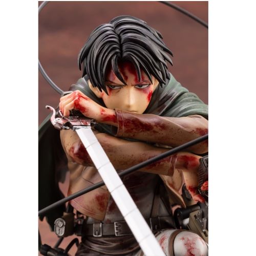 Kotobukiya Attack On Titan Levi Fortitude Version Artfx J Statue - by Kotobukiya | Buy at ToyShnip