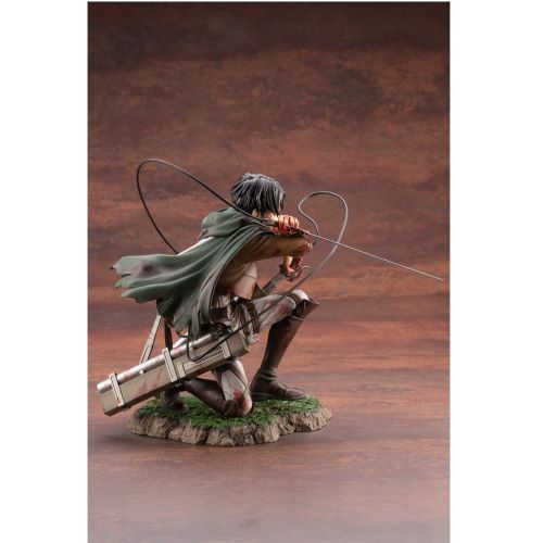 Kotobukiya Attack On Titan Levi Fortitude Version Artfx J Statue - by Kotobukiya | Buy at ToyShnip