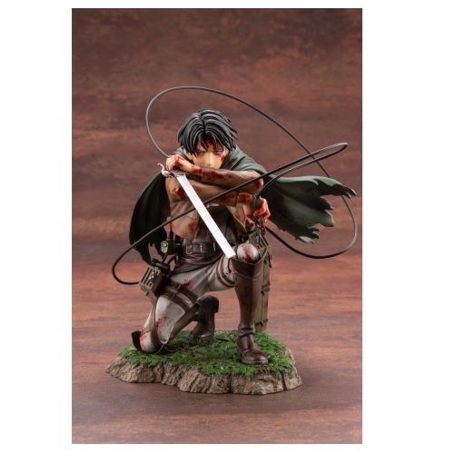 Kotobukiya Attack On Titan Levi Fortitude Version Artfx J Statue - by Kotobukiya | Buy at ToyShnip