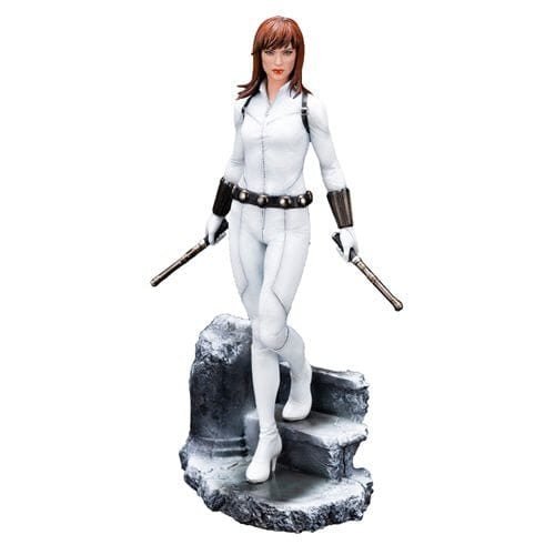 Kotobukiya Marvel Universe Black Widow White Version ARTFX Premier Statue - by Kotobukiya | Buy at ToyShnip