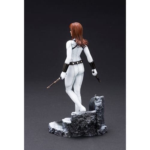 Kotobukiya Marvel Universe Black Widow White Version ARTFX Premier Statue - by Kotobukiya | Buy at ToyShnip