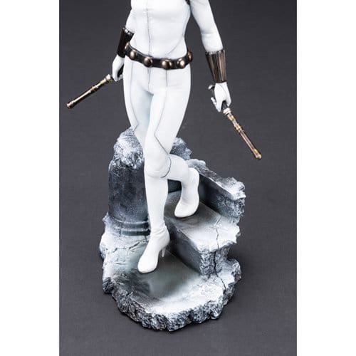 Kotobukiya Marvel Universe Black Widow White Version ARTFX Premier Statue - by Kotobukiya | Buy at ToyShnip