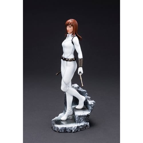 Kotobukiya Marvel Universe Black Widow White Version ARTFX Premier Statue - by Kotobukiya | Buy at ToyShnip