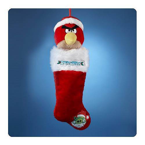 Kurt Adler - Angry Birds Plush Head Stocking - by Kurt S. Adler | Buy at ToyShnip