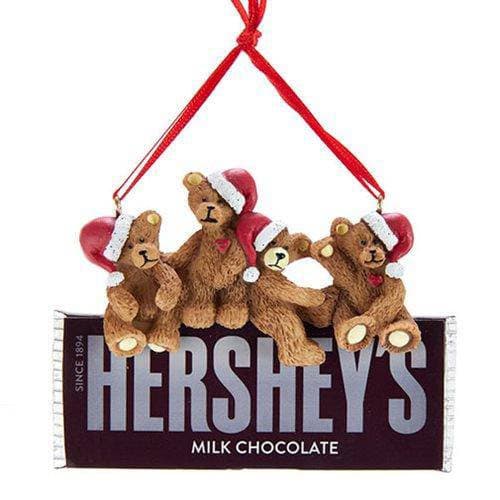 Kurt Adler - Bears on Hershey's Chocolate 3-Inch Ornament - by Kurt S. Adler | Buy at ToyShnip