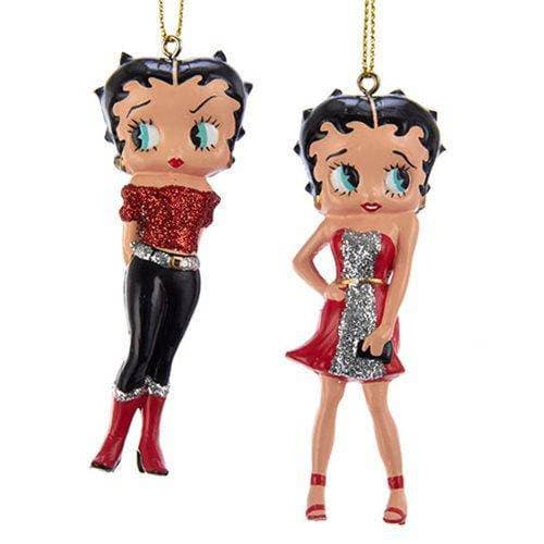 Kurt Adler - Betty Boop 3 1/2-Inch Blow Mold Ornament set of 2 - by Kurt S. Adler | Buy at ToyShnip