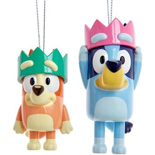 Kurt Adler - Bluey and Bingo Blow Mold Ornaments - by Kurt S. Adler | Buy at ToyShnip
