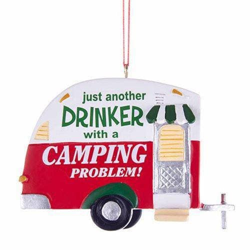 Kurt Adler - Camping Problem Trailer 2 1/2-Inch Resin Ornament - by Kurt S. Adler | Buy at ToyShnip