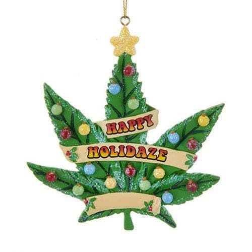 Kurt Adler - Cannabis Ornament - Choose your Style - by Kurt S. Adler | Buy at ToyShnip