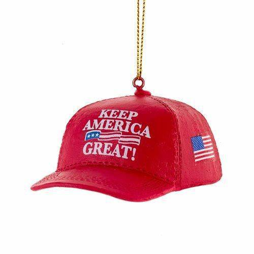 Kurt Adler - Donald Trump Keep America Great Hat 1 3/4" Resin Ornament - by Kurt S. Adler | Buy at ToyShnip