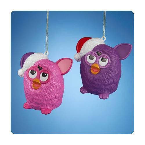 Kurt Adler - Furby Pink and Purple Figural Blow Mold Ornament set of 2 - by Kurt S. Adler | Buy at ToyShnip