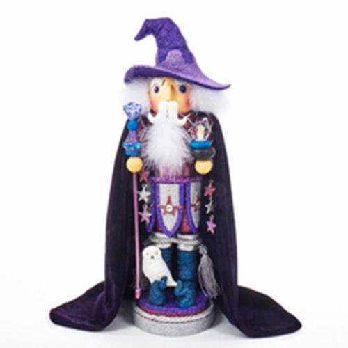 Kurt Adler - Hollywood Purple Wizard 18" Wooden Nutcracker - by Kurt S. Adler | Buy at ToyShnip
