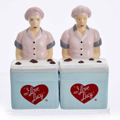 Kurt Adler - I Love Lucy Chocolate Factory Salt and Pepper Shaker Set - by Kurt S. Adler | Buy at ToyShnip