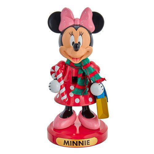 Kurt Adler - Minnie Mouse with Candy Cane 10-Inch Nutcracker - by Kurt S. Adler | Buy at ToyShnip