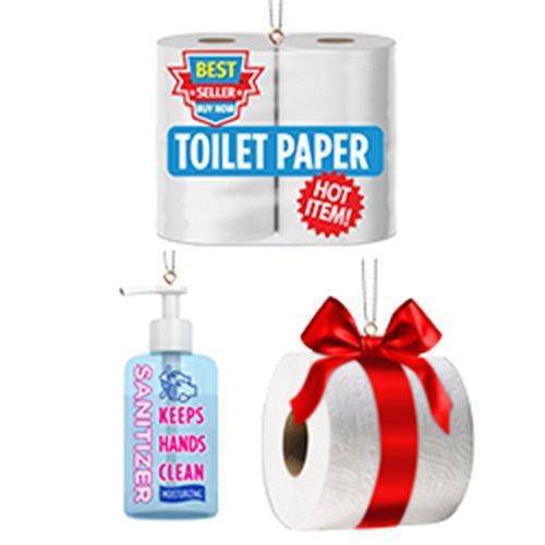 Kurt Adler - Necessities 3" Resin Ornament - Set of 3 - by Kurt S. Adler | Buy at ToyShnip