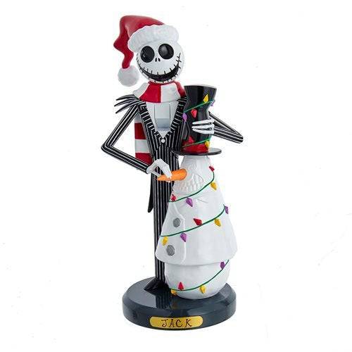 Kurt Adler - Nightmare Before Christmas Jack Skellington Snowman 11-Inch Nutcracker - by Kurt S. Adler | Buy at ToyShnip