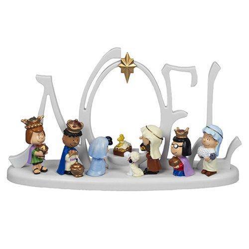 Kurt Adler - Peanuts Nativity Noel LED 10-Inch Statue - by Kurt S. Adler | Buy at ToyShnip