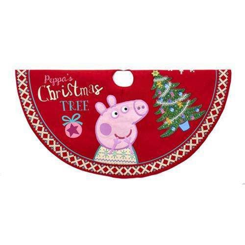 Kurt Adler - Peppa Pig 48-Inch Printed Treeskirt - by Kurt S. Adler | Buy at ToyShnip