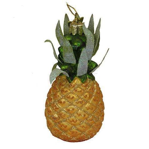 Kurt Adler - Pineapple Glass Ornament - Choose your Style - by Kurt S. Adler | Buy at ToyShnip