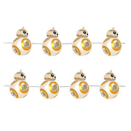 Kurt Adler - Star Wars - BB-8 - LED Fairy Mini Light Set - 20 lights 8.4 FT - by Kurt S. Adler | Buy at ToyShnip