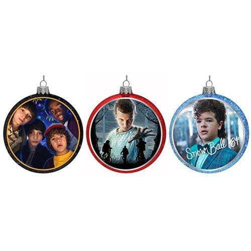 Kurt Adler - Stranger Things 100mm Disc Ornament - Set of 3 - by Kurt S. Adler | Buy at ToyShnip