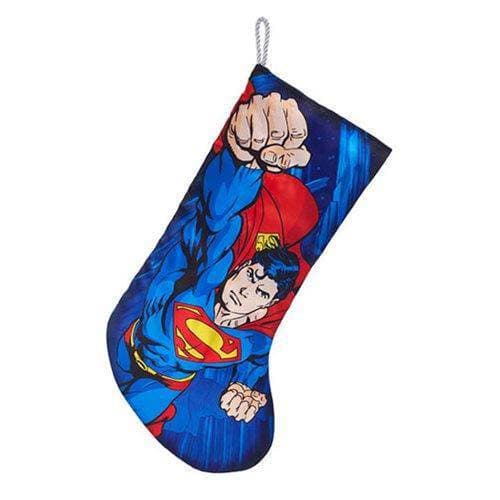 Kurt Adler - Superman 19-Inch Printed Blue Stocking - by Kurt S. Adler | Buy at ToyShnip
