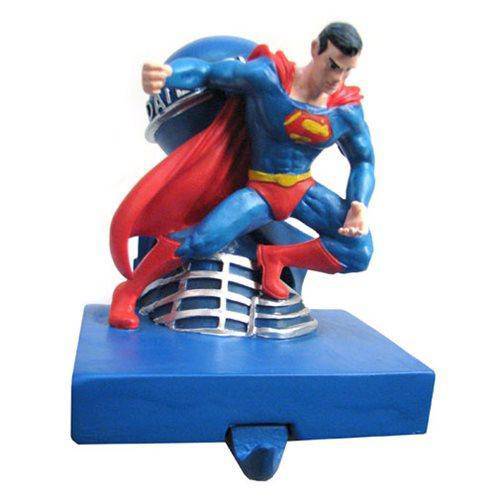Kurt Adler - Superman Animated 5-Inch Resin Stocking Holder - by Kurt S. Adler | Buy at ToyShnip