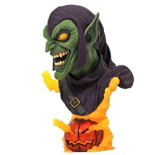 Legends in 3D Marvel Green Goblin 1/2 Scale Resin Bust - by Diamond Select | Buy at ToyShnip