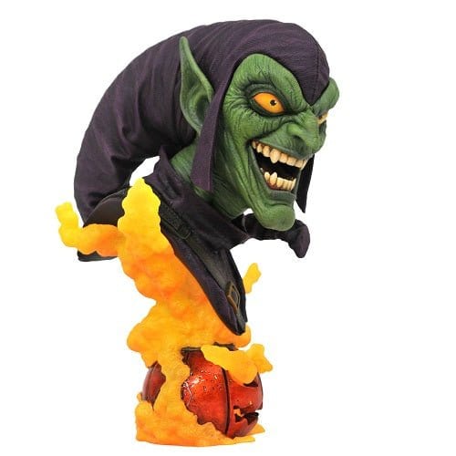 Legends in 3D Marvel Green Goblin 1/2 Scale Resin Bust - by Diamond Select | Buy at ToyShnip
