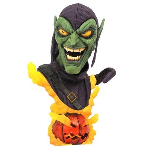 Legends in 3D Marvel Green Goblin 1/2 Scale Resin Bust - by Diamond Select | Buy at ToyShnip