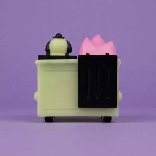 Lil Dumpster Fire This Is Fine Glow - in - the - Dark Vinyl Figure - by 100 Percent Soft
