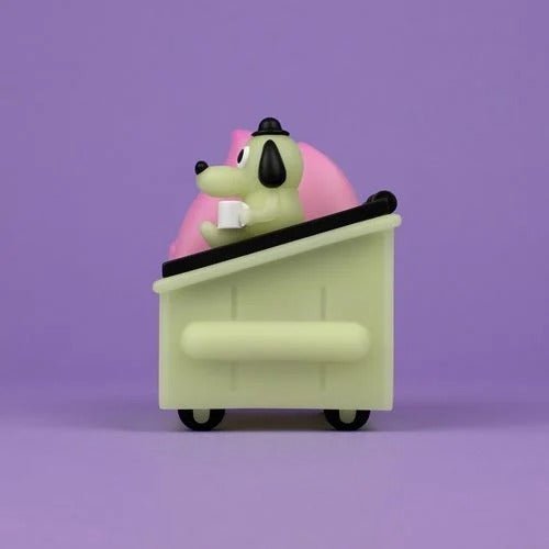Lil Dumpster Fire This Is Fine Glow - in - the - Dark Vinyl Figure - by 100 Percent Soft