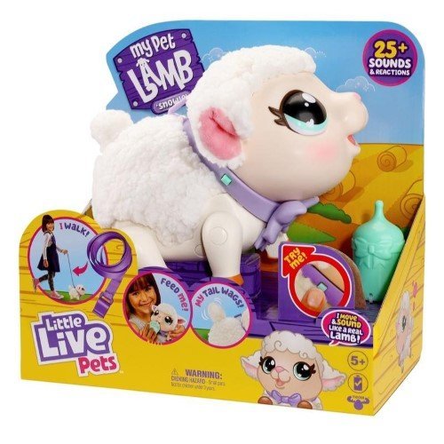 Little Live Pets My Pet Lamb Snowie (Interactive) - by Moose Toys | Buy at ToyShnip