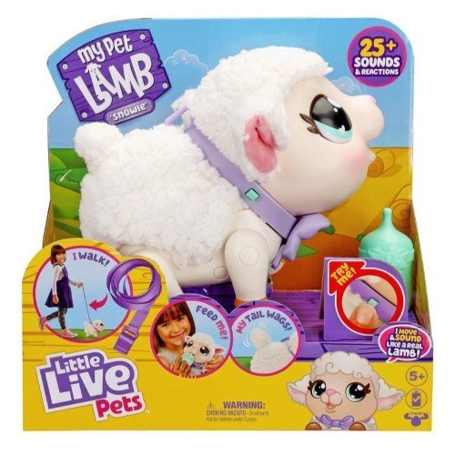 Little Live Pets My Pet Lamb Snowie (Interactive) - by Moose Toys | Buy at ToyShnip