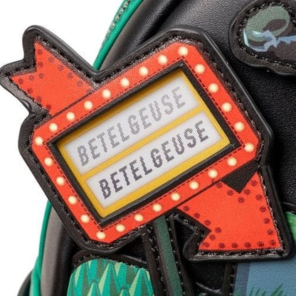 Loungefly Beetlejuice Graveyard Glow - in - the - Dark Mini - Backpack - Entertainment Earth Exclusive - by Loungefly