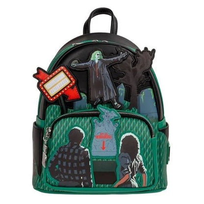 Loungefly Beetlejuice Graveyard Glow - in - the - Dark Mini - Backpack - Entertainment Earth Exclusive - by Loungefly