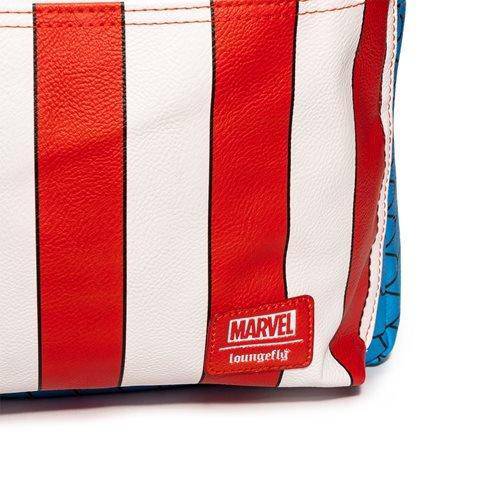 Loungefly Captain America Cosplay Backpack with Pin Set - Entertainment Earth Exclusive - by Loungefly | Buy at ToyShnip