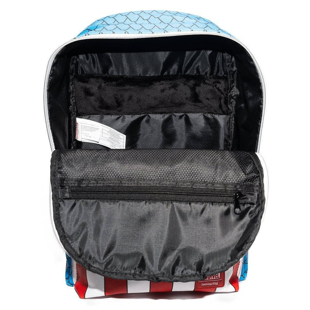 Loungefly Captain America Cosplay Backpack with Pin Set - Entertainment Earth Exclusive - by Loungefly | Buy at ToyShnip