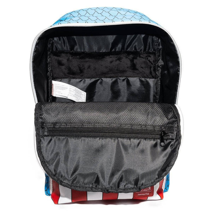 Loungefly Captain America Cosplay Backpack with Pin Set - Entertainment Earth Exclusive - by Loungefly | Buy at ToyShnip