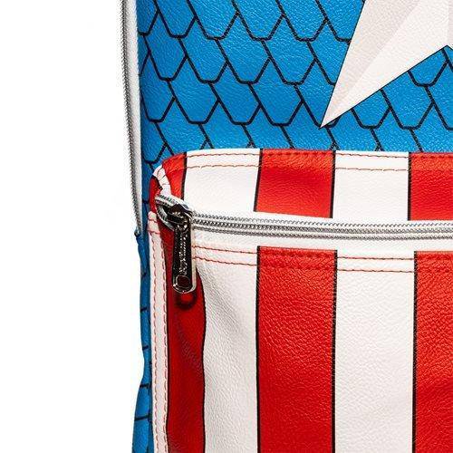 Loungefly Captain America Cosplay Backpack with Pin Set - Entertainment Earth Exclusive - by Loungefly | Buy at ToyShnip