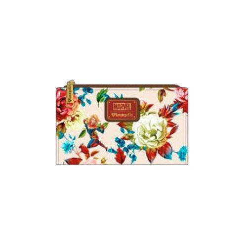 Loungefly Captain Marvel Floral Bifold Wallet - by Loungefly | Buy at ToyShnip