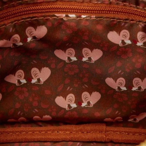 Loungefly Chip 'n' Dale Corduroy Sling Crossbody Bag with Coin Bag - by Loungefly