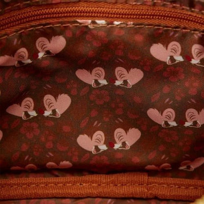 Loungefly Chip 'n' Dale Corduroy Sling Crossbody Bag with Coin Bag - by Loungefly