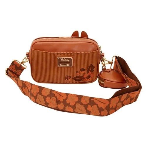Loungefly Chip 'n' Dale Corduroy Sling Crossbody Bag with Coin Bag - by Loungefly