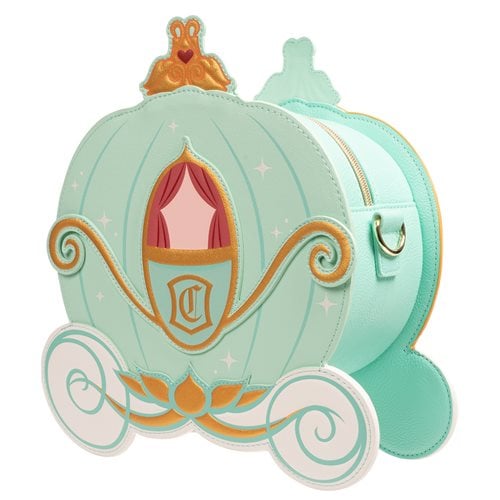 Loungefly Cinderella Reversible Pumpkin Carriage Crossbody Purse - Entertainment Earth Exclusive - by Loungefly | Buy at ToyShnip
